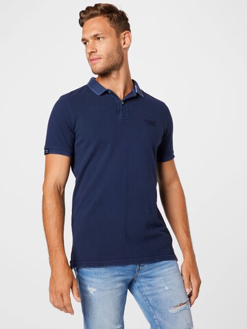 Superdry Shirt in Blauw: voorkant