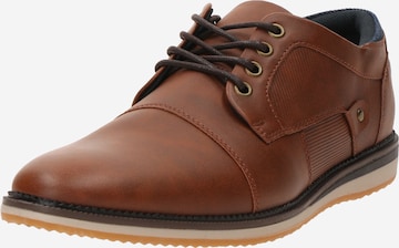 ABOUT YOUCipele na vezanje 'Jeremias' - smeđa boja: prednji dio