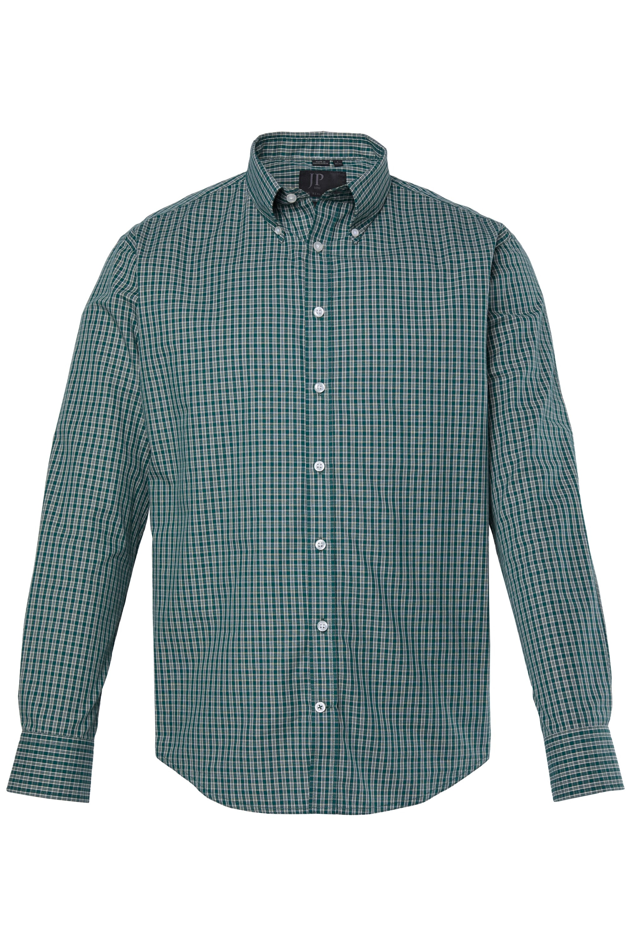 JP1880 Regular Fit Hemd in Grün: Vorderseite