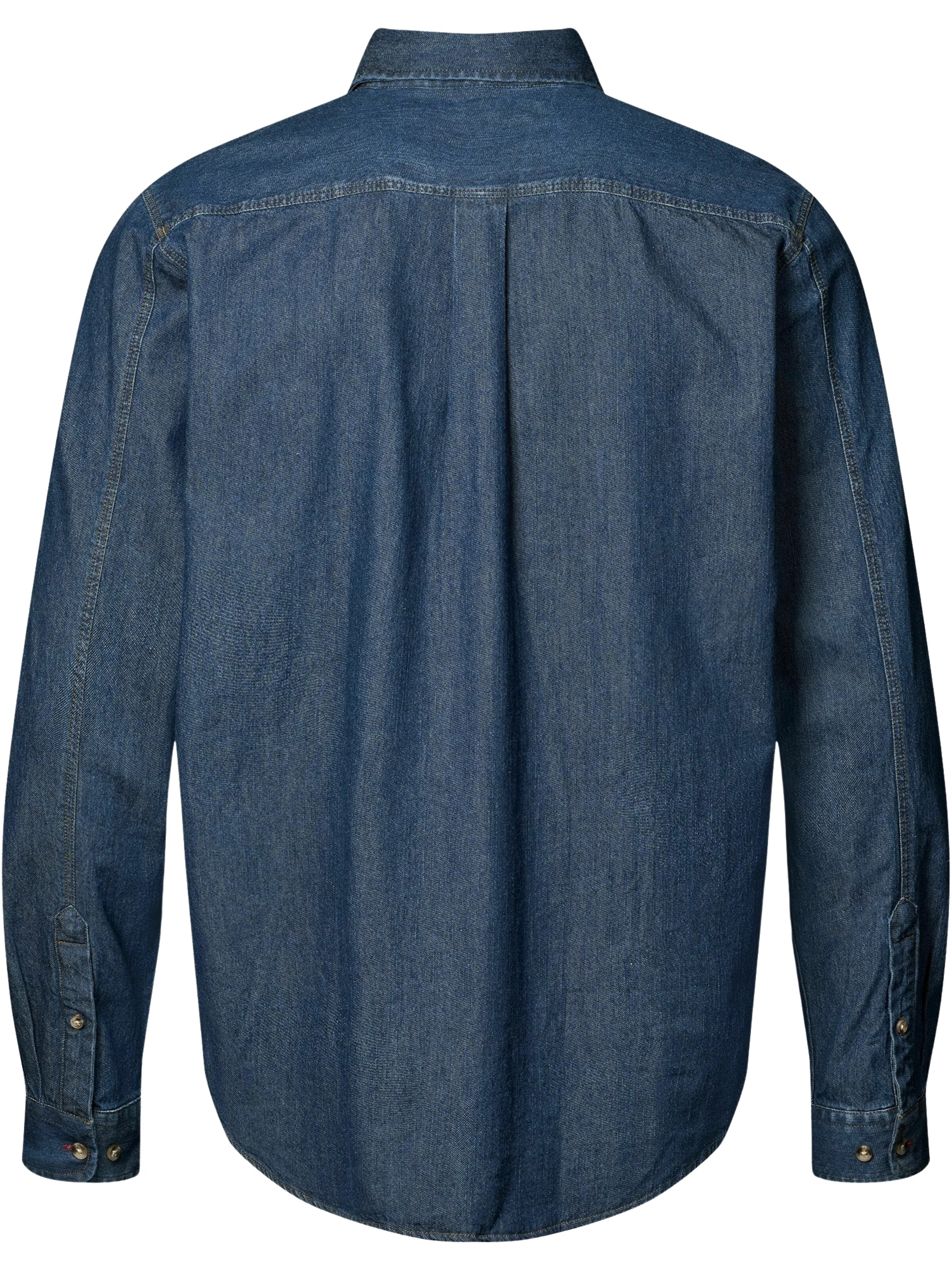 MCS Regular Fit Hemd 'Tim' in Blau