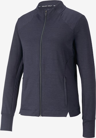 PUMA Athletic Jacket in Blue: front