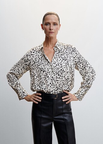 MANGO Blouse 'Ideale' in Wit: voorkant