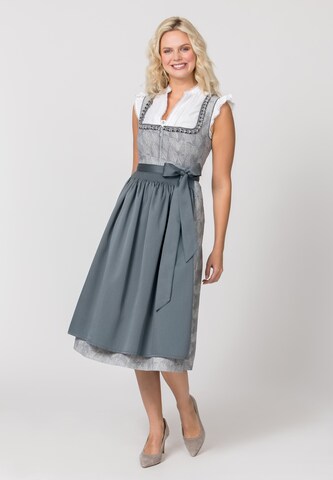 STOCKERPOINT Dirndl in Blauw: voorkant