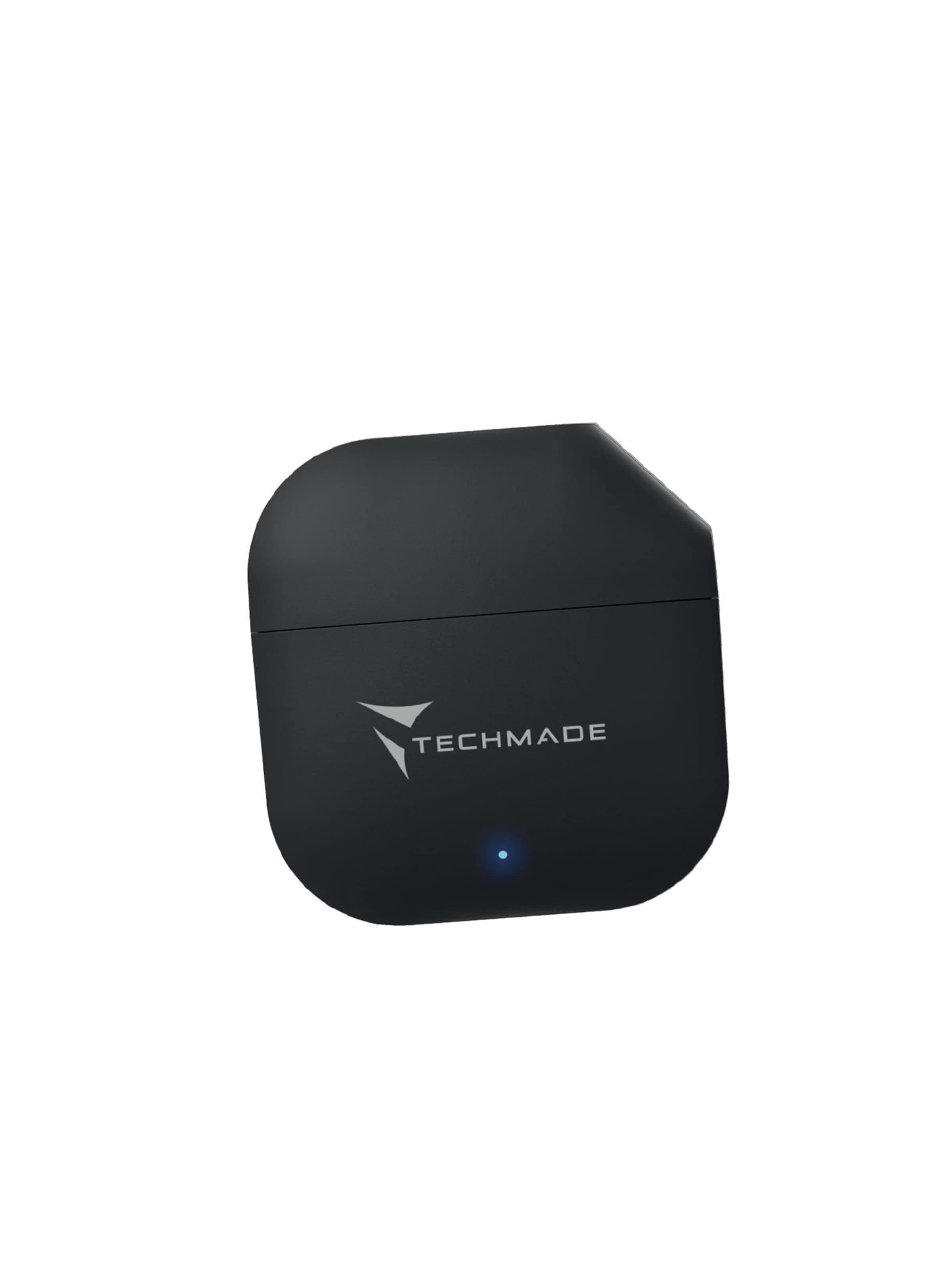 Techmade Headphones 'Techmade Earbuds XM201 Black' in Black