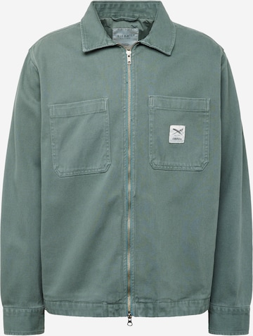 Iriedaily Between-season jacket 'Nanolo' in Green: front