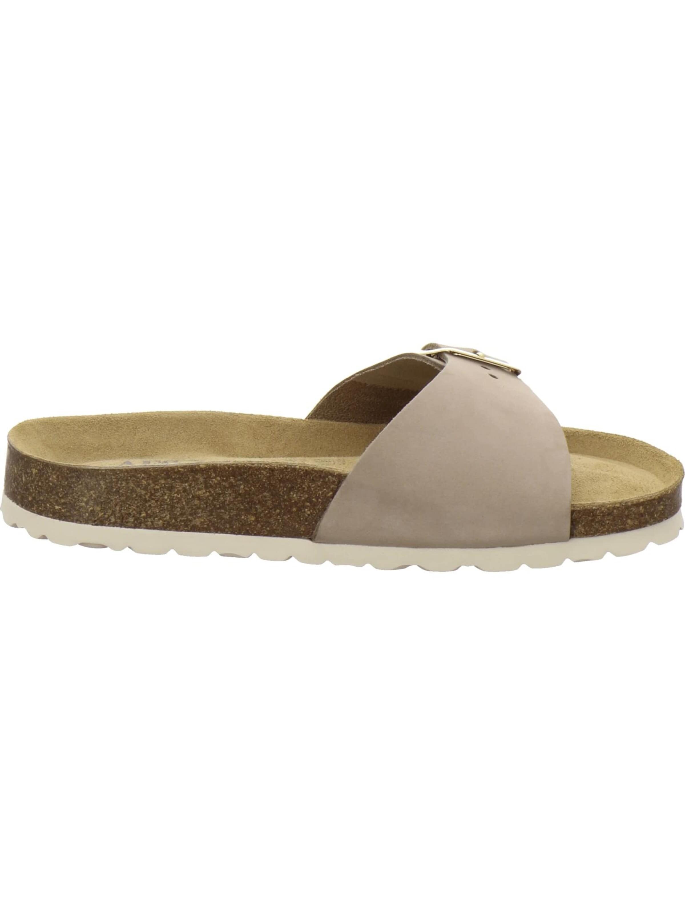 Mule 'Pantoletten Damen Einschnaller sand' AFS-Schuhe en beige