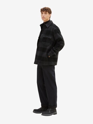 TOM TAILOR DENIM Between-season jacket in Black