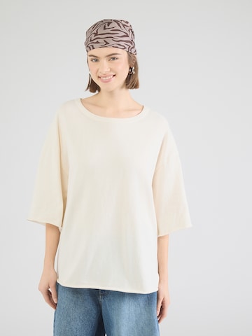 T-shirt 'YKOBOW' AMERICAN VINTAGE en beige : devant