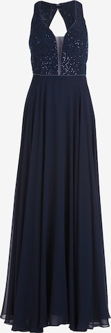 Vera Mont Evening Dress in Blue: front