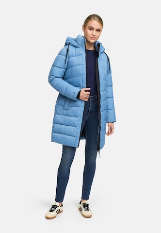 MARIKOO Winter coat 'Kaltnäschen 16' in Blue: front