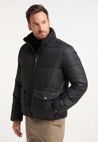 DreiMaster Vintage Winter Jacket in Black: front