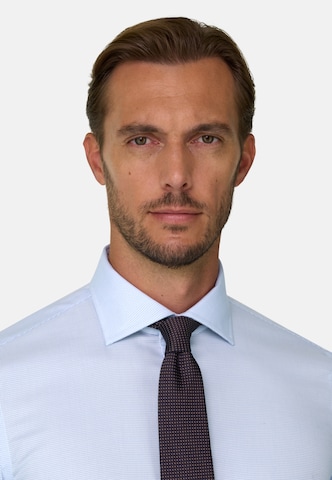 Coupe regular Chemise Boggi Milano en bleu