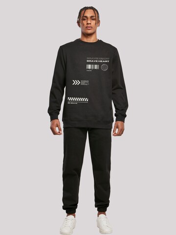 F4NT4STIC Sweatshirt 'Brave Heart' in Schwarz