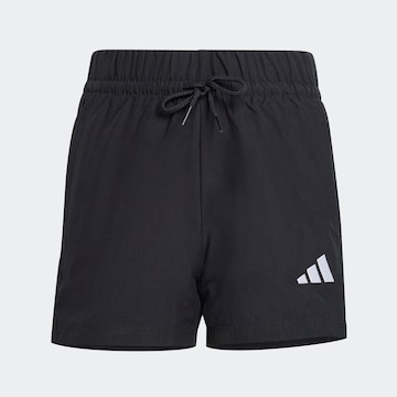 ADIDAS SPORTSWEAR Regular Workout Pants in Black: front