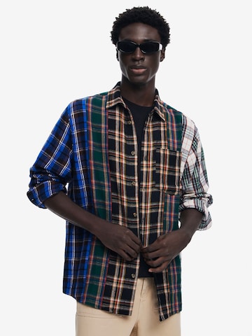 Desigual Comfort fit Button Up Shirt in Mixed colors: front