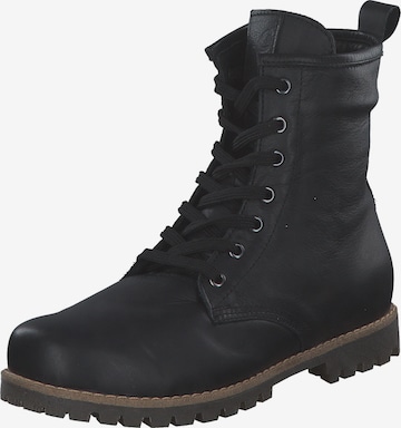 Bottines à lacets Esgano en noir : devant