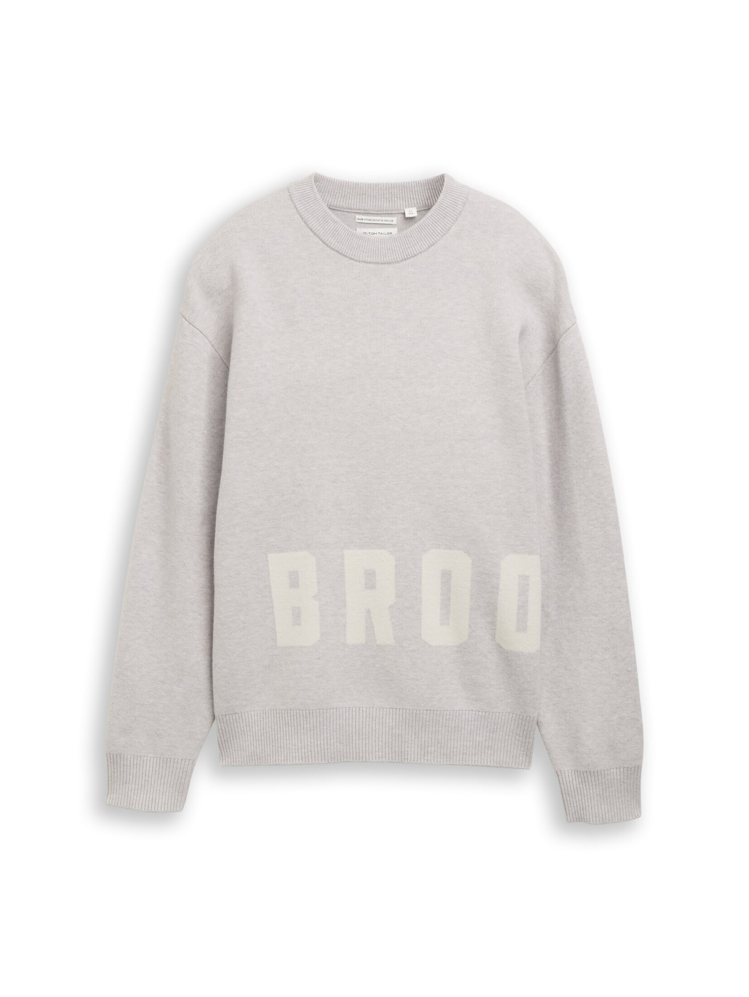 TOM TAILOR Sweater in Grey: front