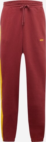 Effilé Pantalon 'Levis Clrbk Sweatpnt' LEVI'S ® en rouge : devant