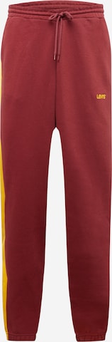 LEVI'S ® Zúžený Kalhoty 'Levis Clrbk Sweatpnt' – červená: přední strana