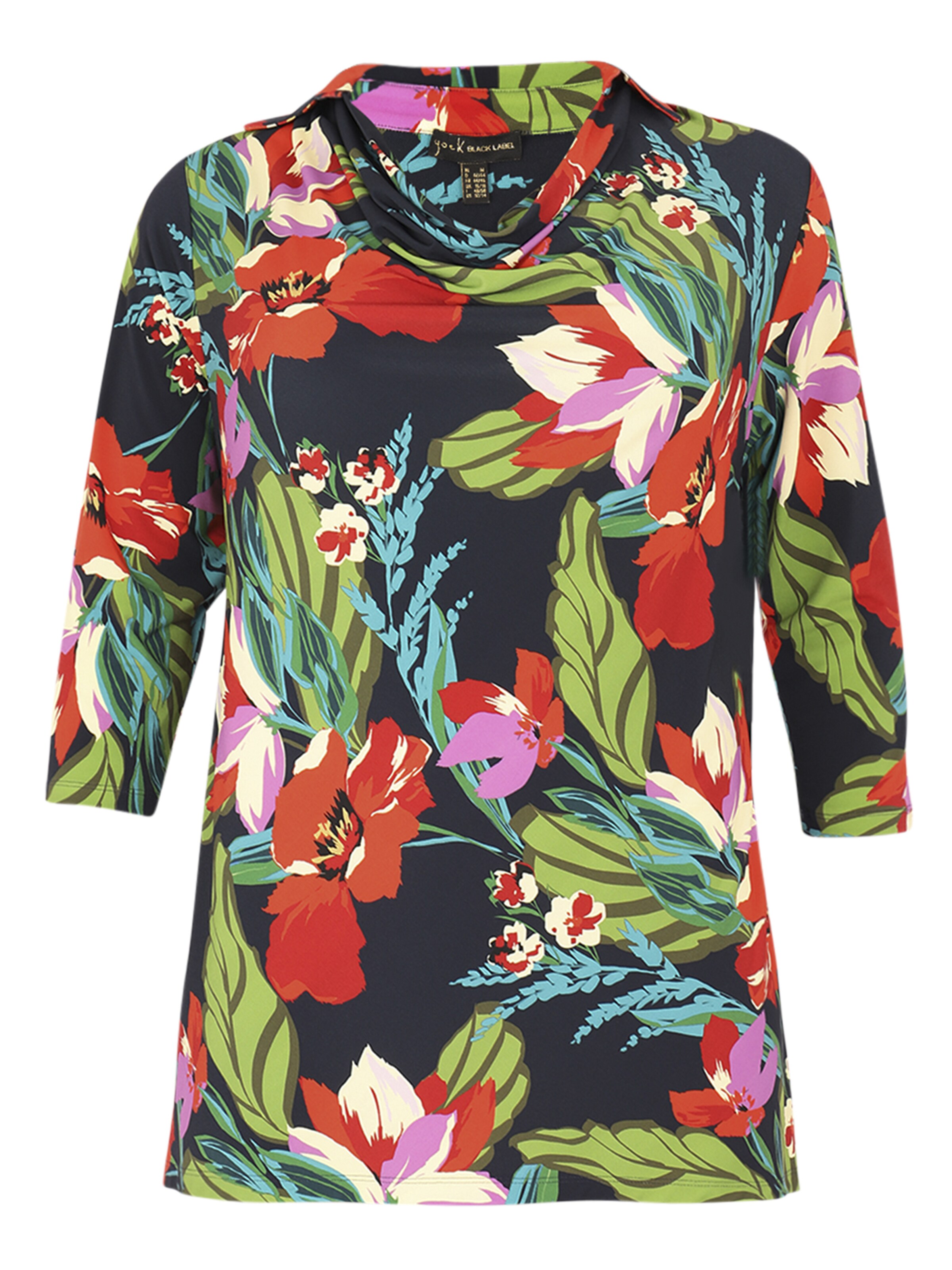 YOEK Tunic in Mixed colours: front