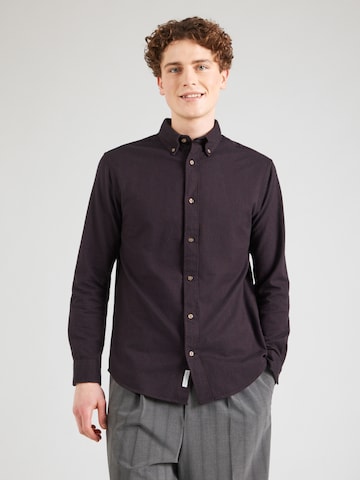 Jack & Jones Premium Regular fit Overhemd 'JPRBLUBARKLEY' in Rood: voorkant
