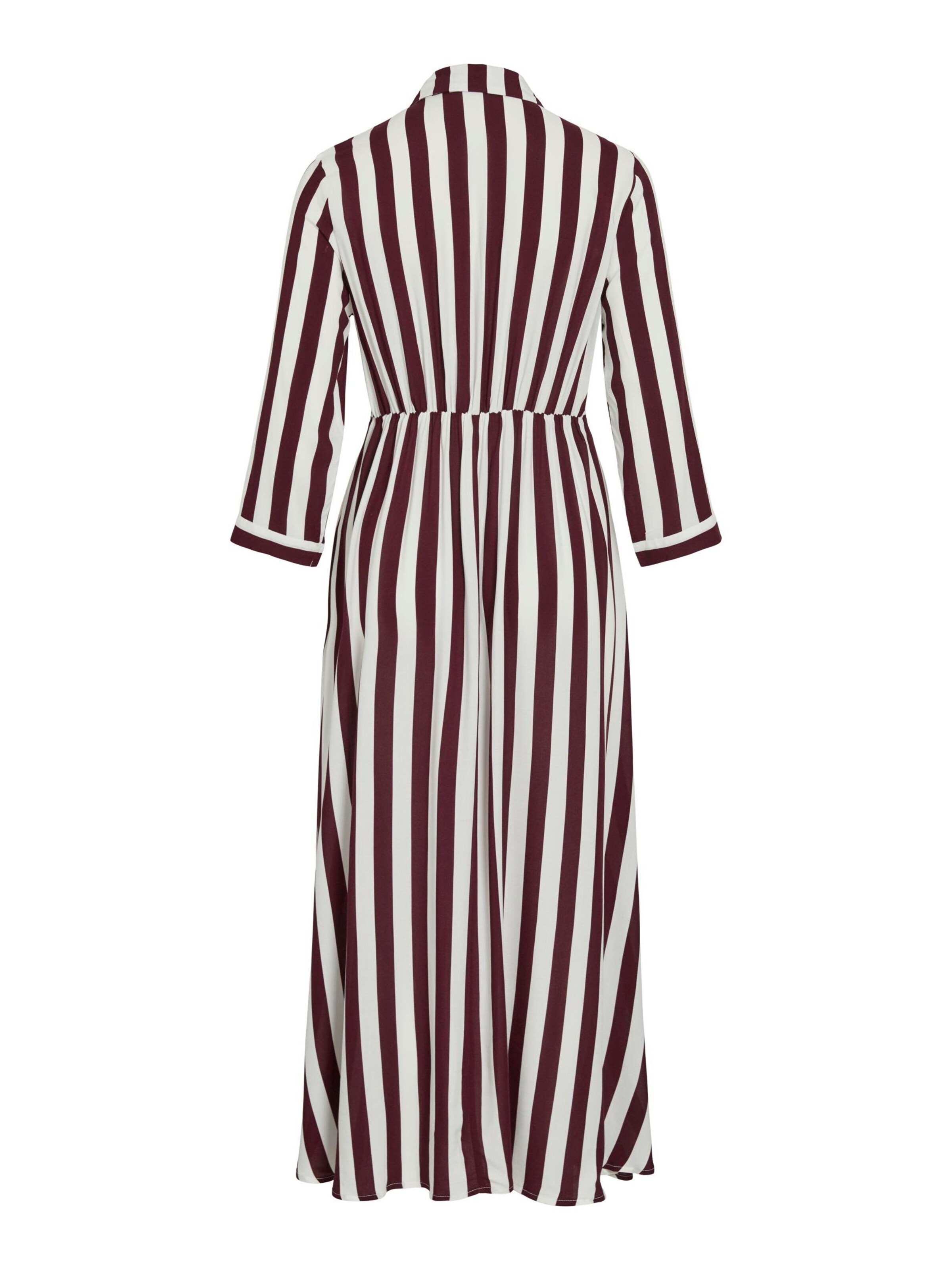 VILA - Vestido camisero en rojo