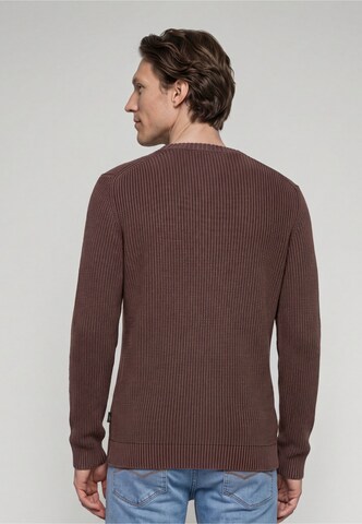 INDICODE JEANS Trui 'Torpedo' in Bruin
