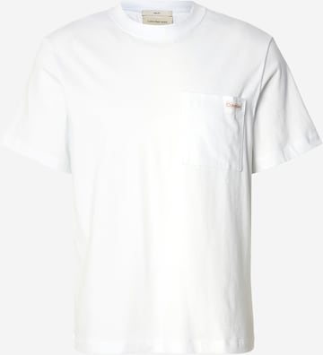 T-Shirt Calvin Klein Jeans en blanc : devant