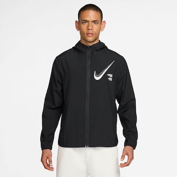 NIKE Athletic Jacket 'DF' in Black: front