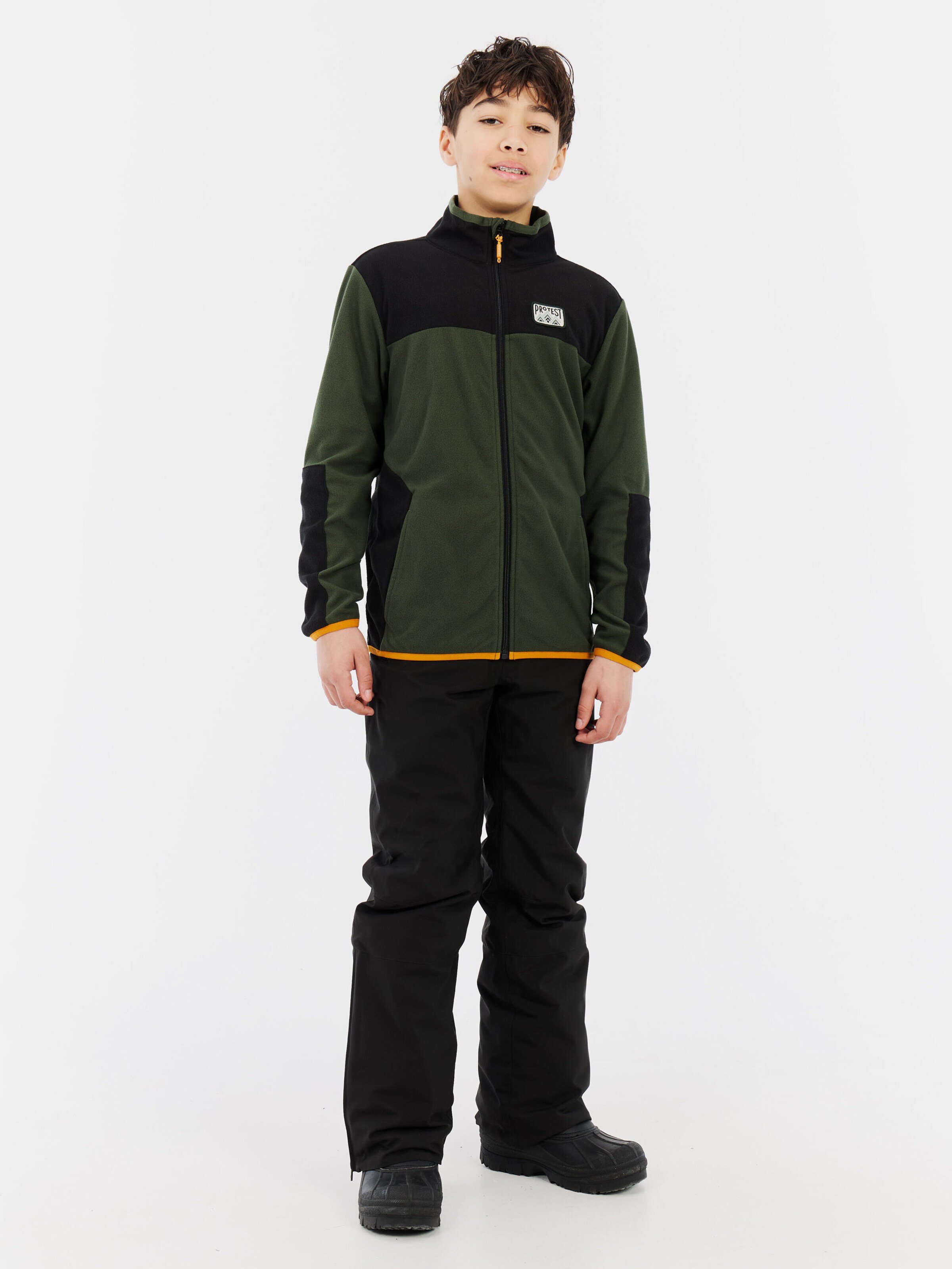 PROTEST Fleece Jacket 'PRTNisto JR' in Green
