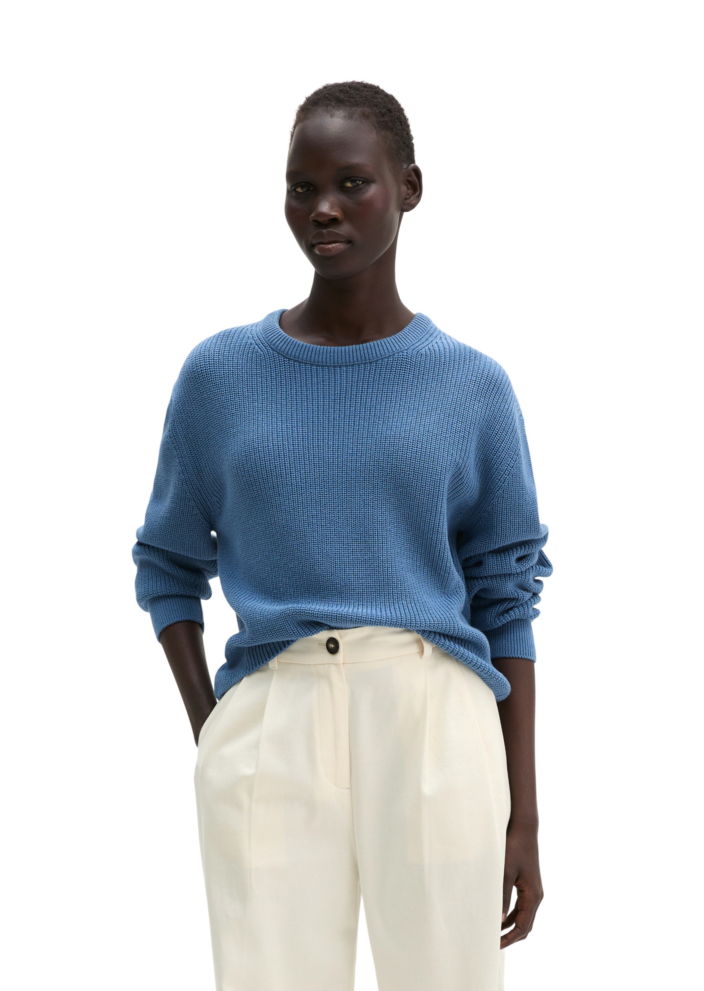 Marc O'Polo Pullover in Blau: Vorderseite