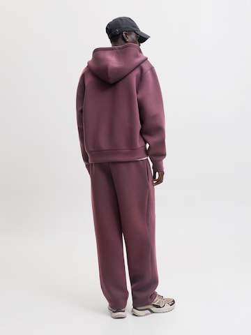 JACK & JONES Ζακέτα φούτερ 'JCOLEGACY' σε κόκκινο