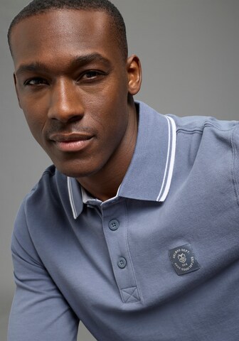 DELMAO Poloshirt in Blau