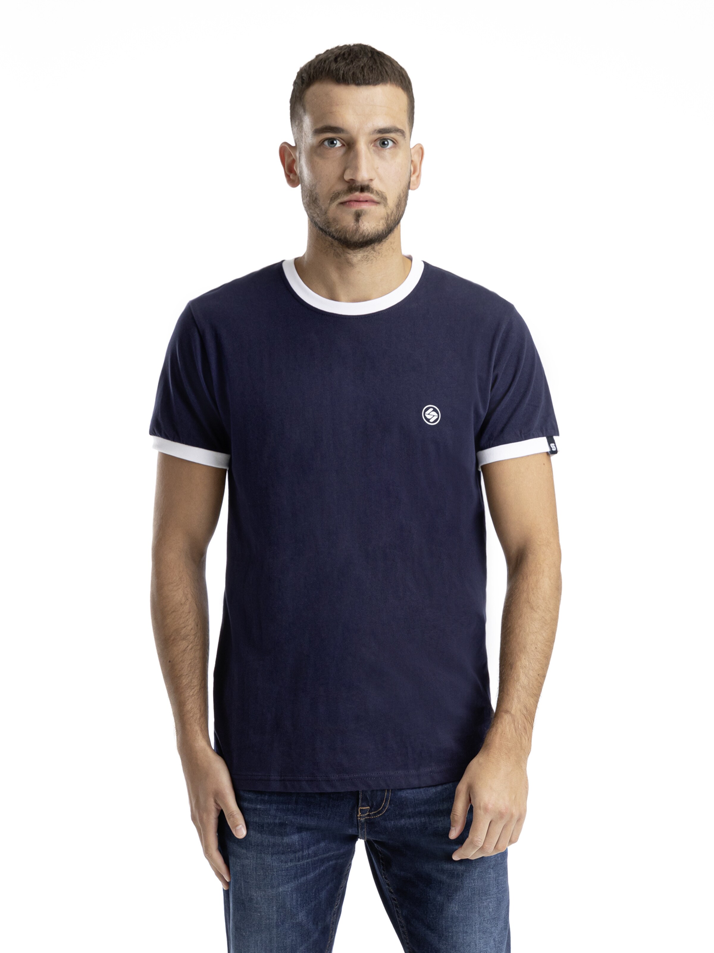 SPITZBUB Shirt in Blue: front