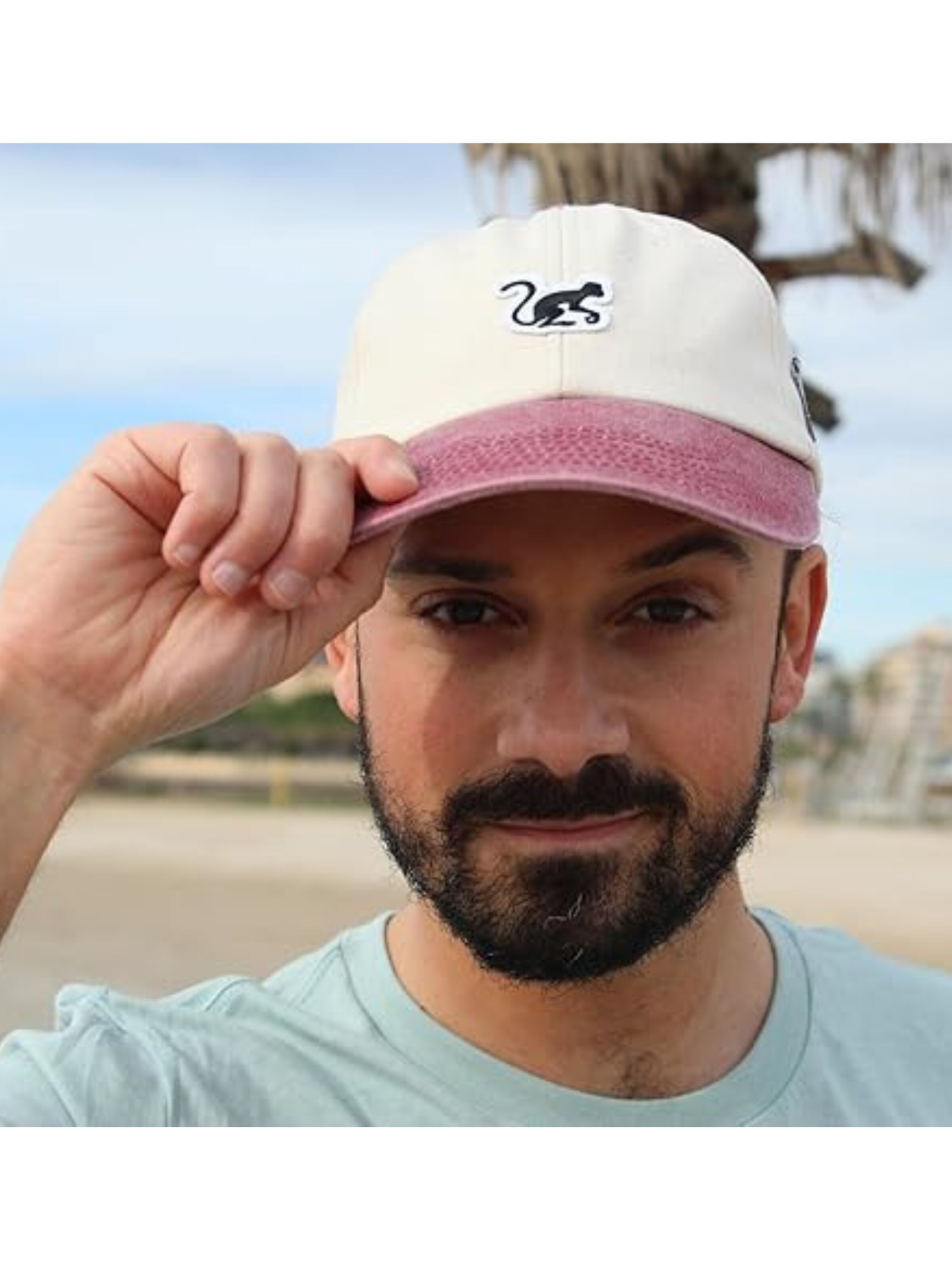Surf Monkey Sports cap in Red