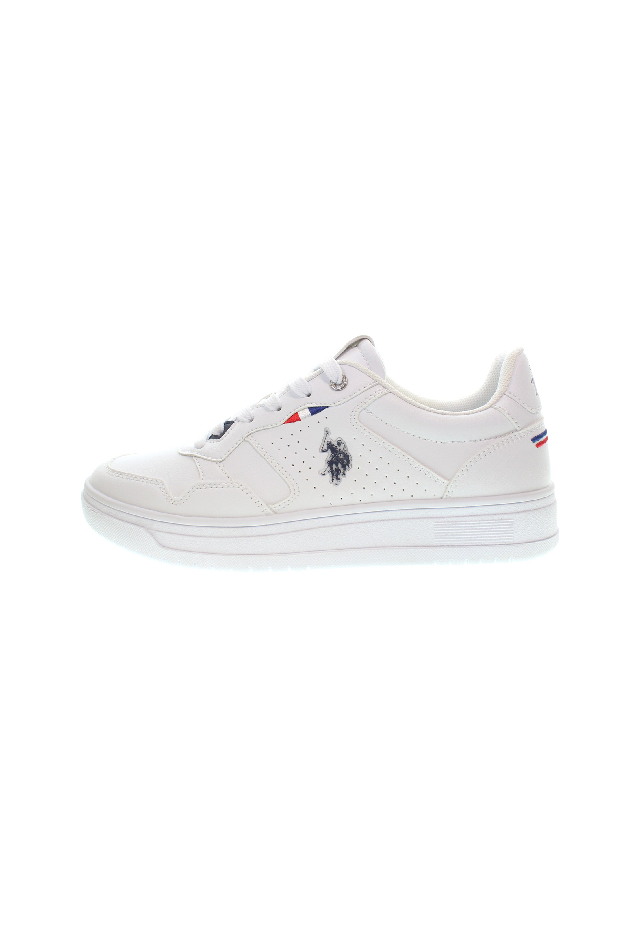 Sneaker bassa di U.S. POLO ASSN. in bianco: frontale