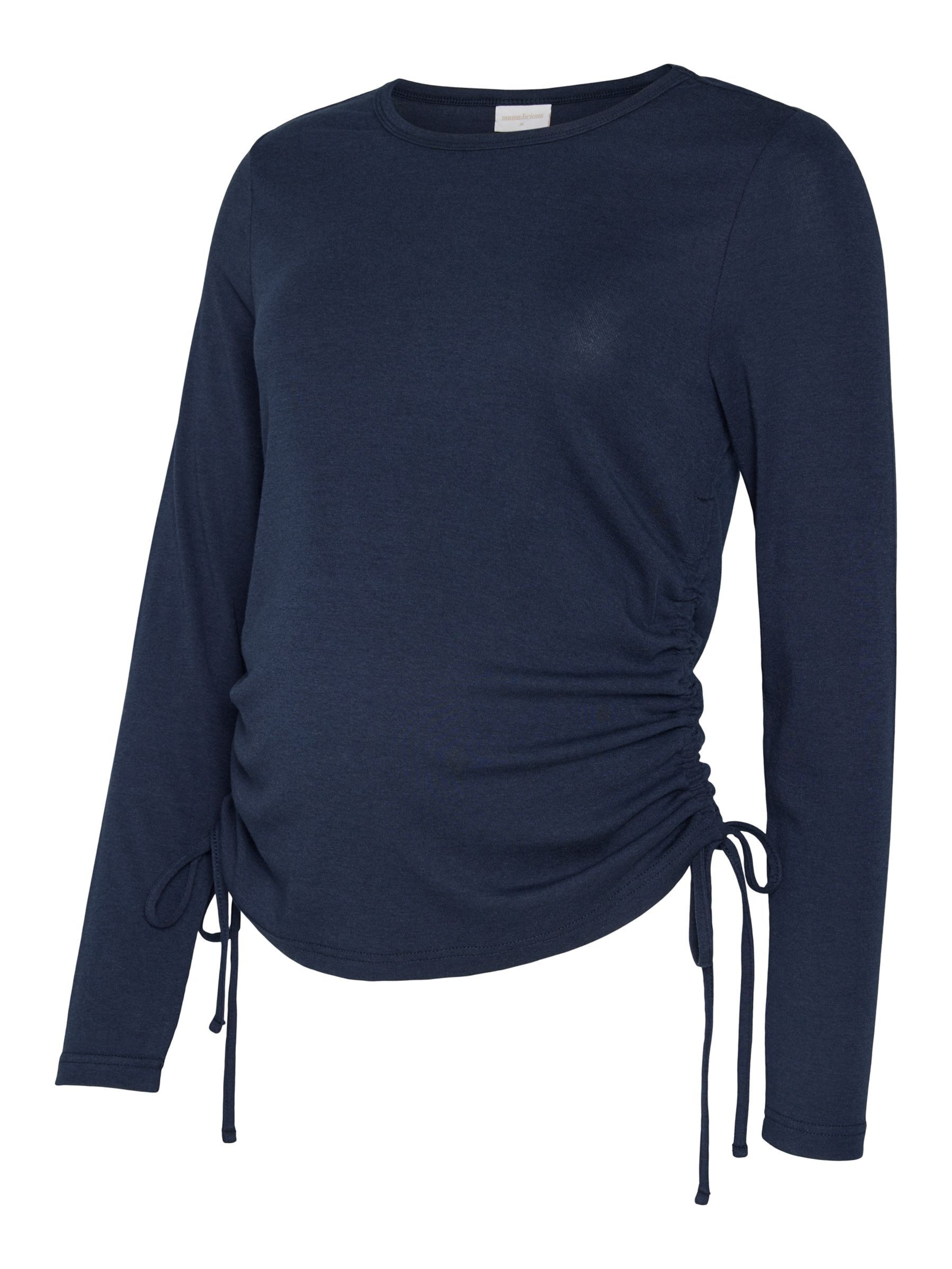 T-shirt 'ESTELLA' MAMALICIOUS en bleu : devant