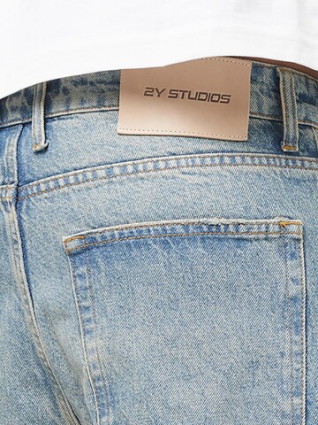 2Y Studios Baggy Jeans 'Adrik Basic'‌ in Blau