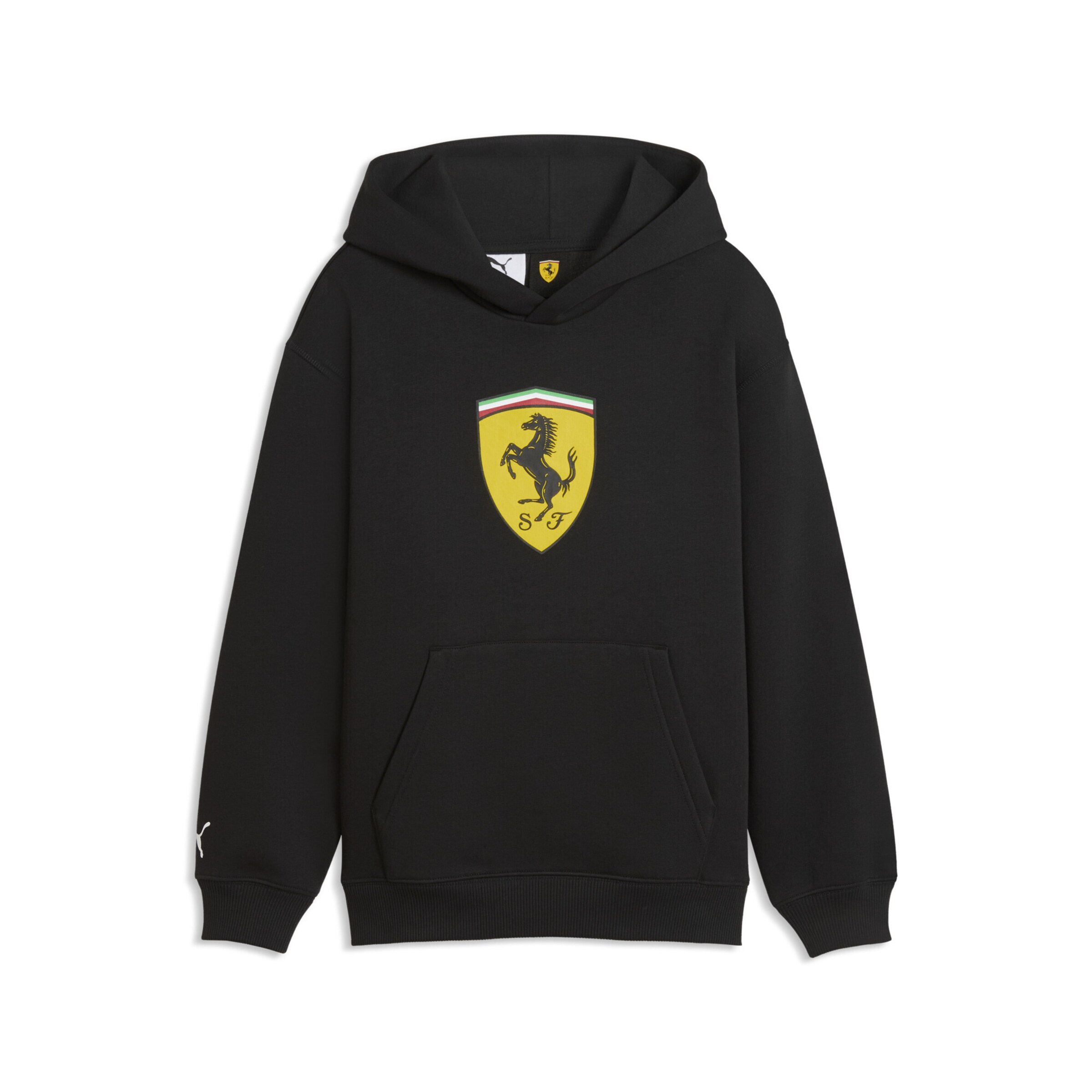 PUMA Sweatshirt 'Scuderia Ferrari' in Black: front