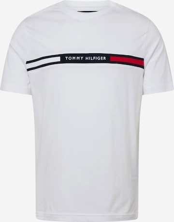 TOMMY HILFIGER Μπλουζάκι σε λευκό: μπροστά