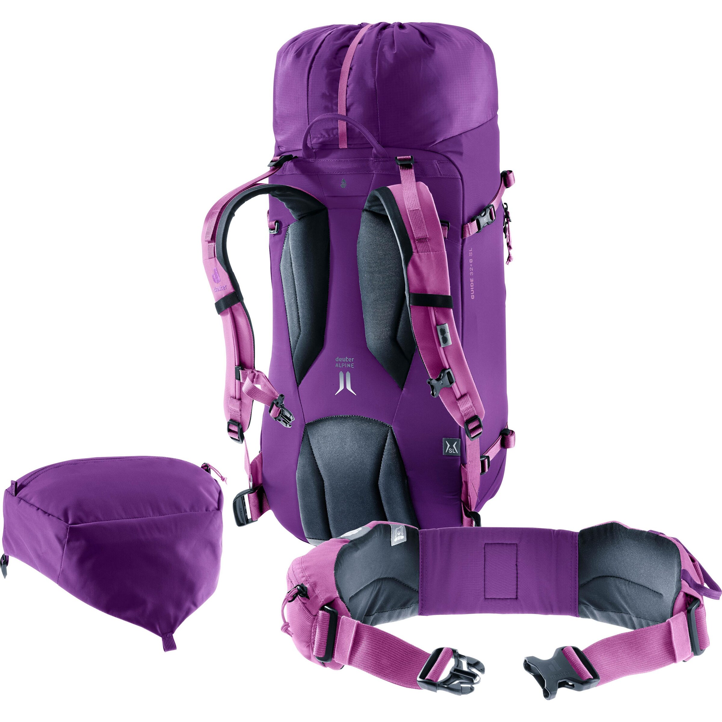 DEUTER Sports Backpack 'Guide' in Purple