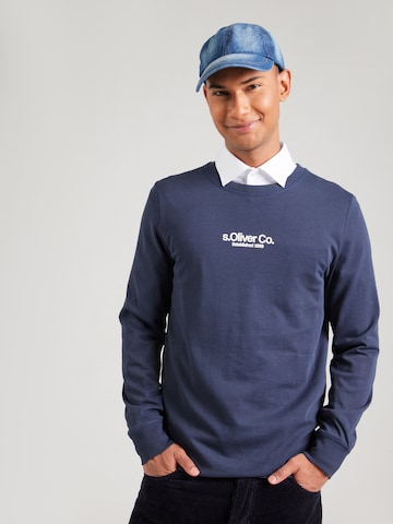 T-Shirt s.Oliver en bleu : devant