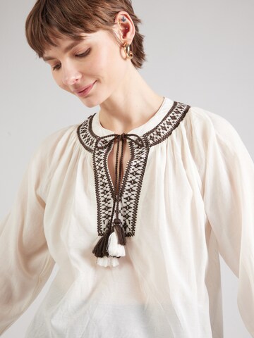 Camicia da donna 'Bihar' di Lollys Laundry in beige
