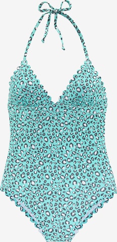 LASCANA Swimsuit in Blue: front