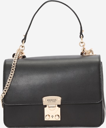 GUESS - Mala de ombro 'Eliette' em preto: frente