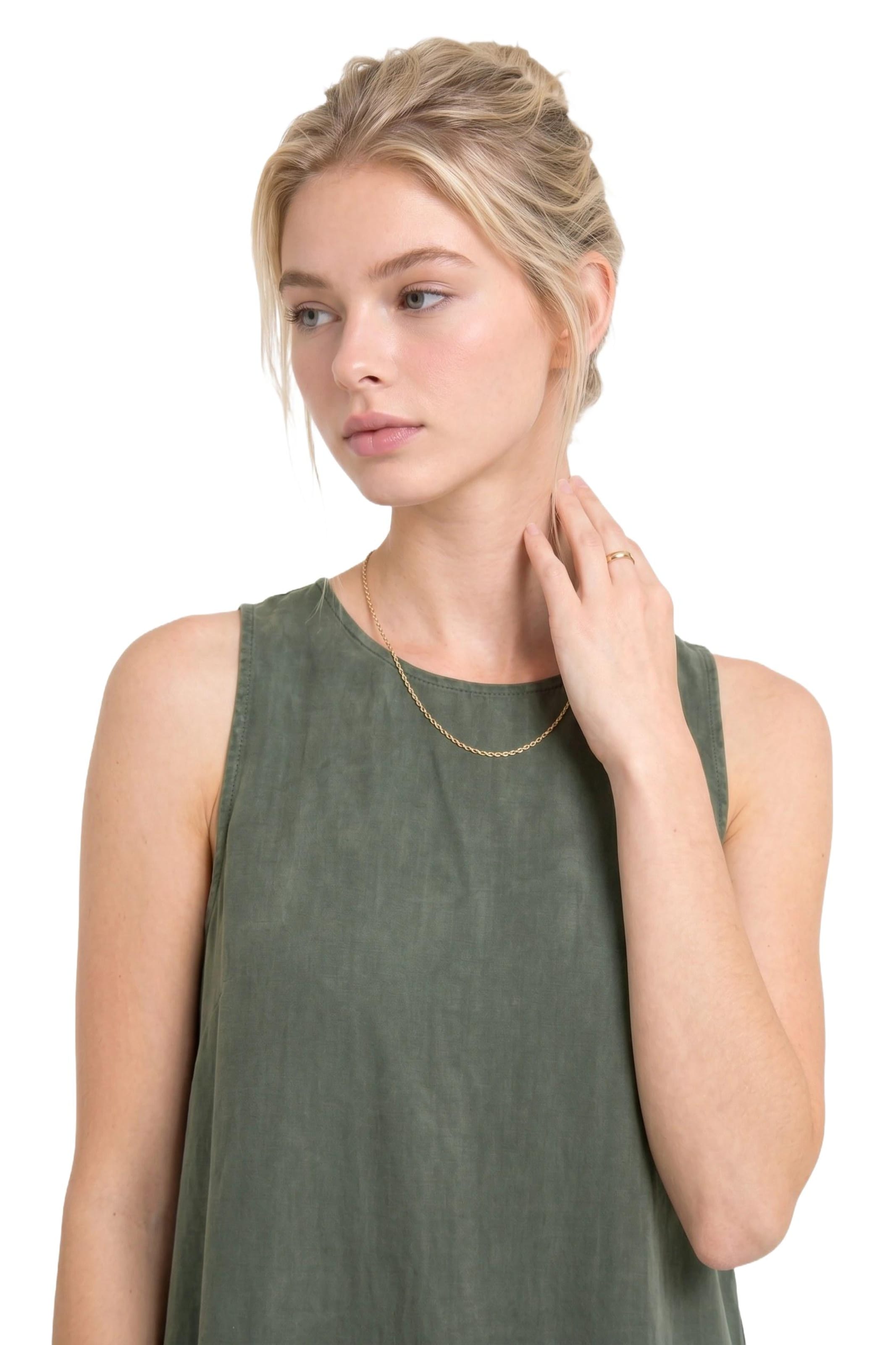 No Matter What Dress in Green
