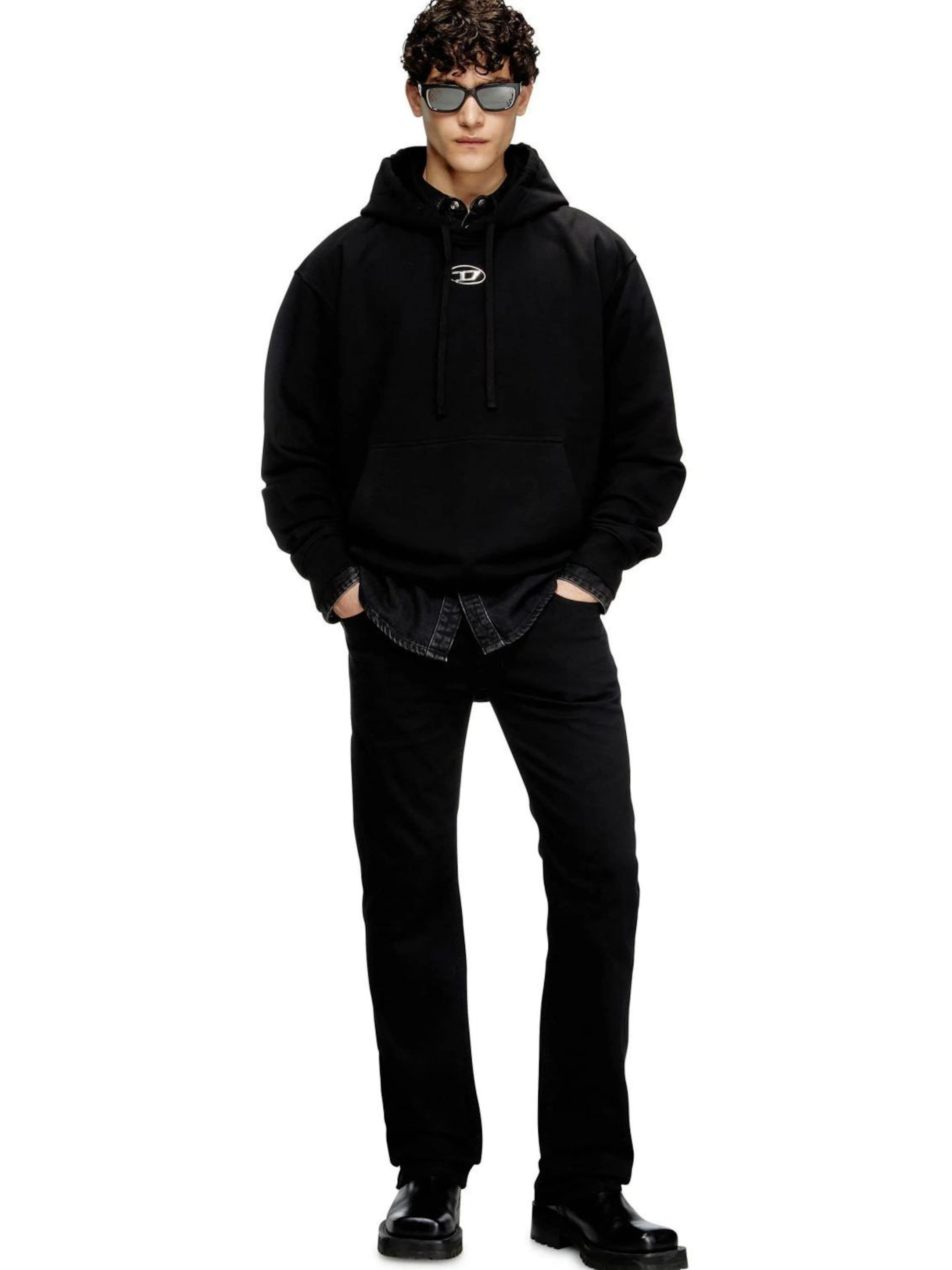 DIESEL Sweatshirt in Schwarz