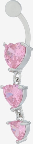 Akzent Piercings 'Zirkonia' in Silver: front