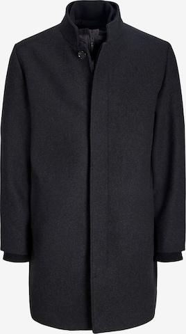 Manteau mi-saison 'JJEMELTON' JACK & JONES en noir : devant