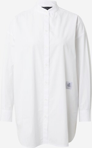 ARMANI EXCHANGE Bluzka 'CAMICIA' w kolorze biały: przód